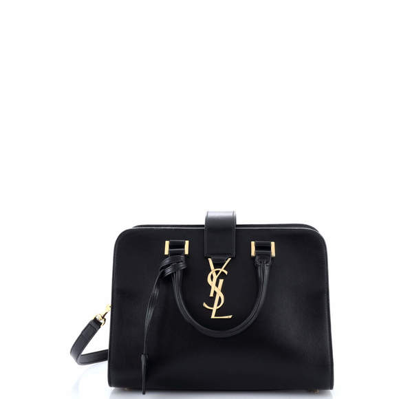 Saint Laurent Handbags - Saint Laurent Baby Monogram Cabas Leather